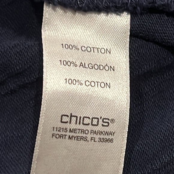 Chicos Tunic Top Size Chicos 3 or XL or 16 - Picture 6 of 7